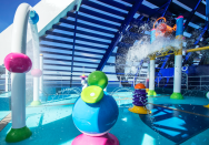 <p>Meanwhile on board there’s also an option for kids and adults when it comes to splashing about. They’ve got two of the longest waterslides at sea, plus an interactive water park to multiply the fun.<br>Photo: Supplied </p>