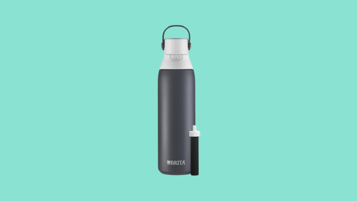 Save your money by getting a reusable water bottle.