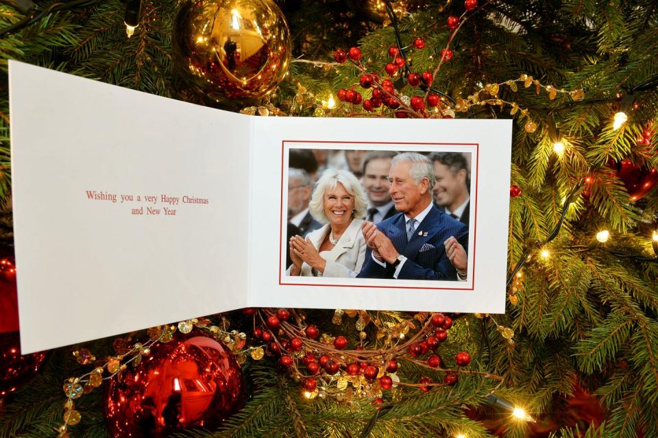 <p>Look, Charles and Camilla release a <em>lot</em> of holiday cards and love nothing more than staging them in Christmas trees and then sharing them with the world. It is what it is!!! </p>