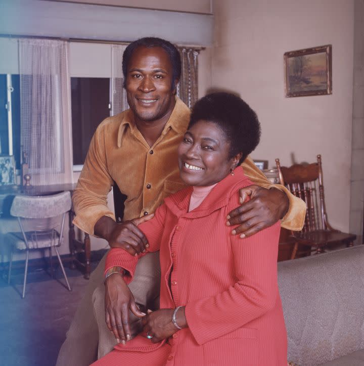 John Amos as James and Esther Rolle as Florida in "Good Times."