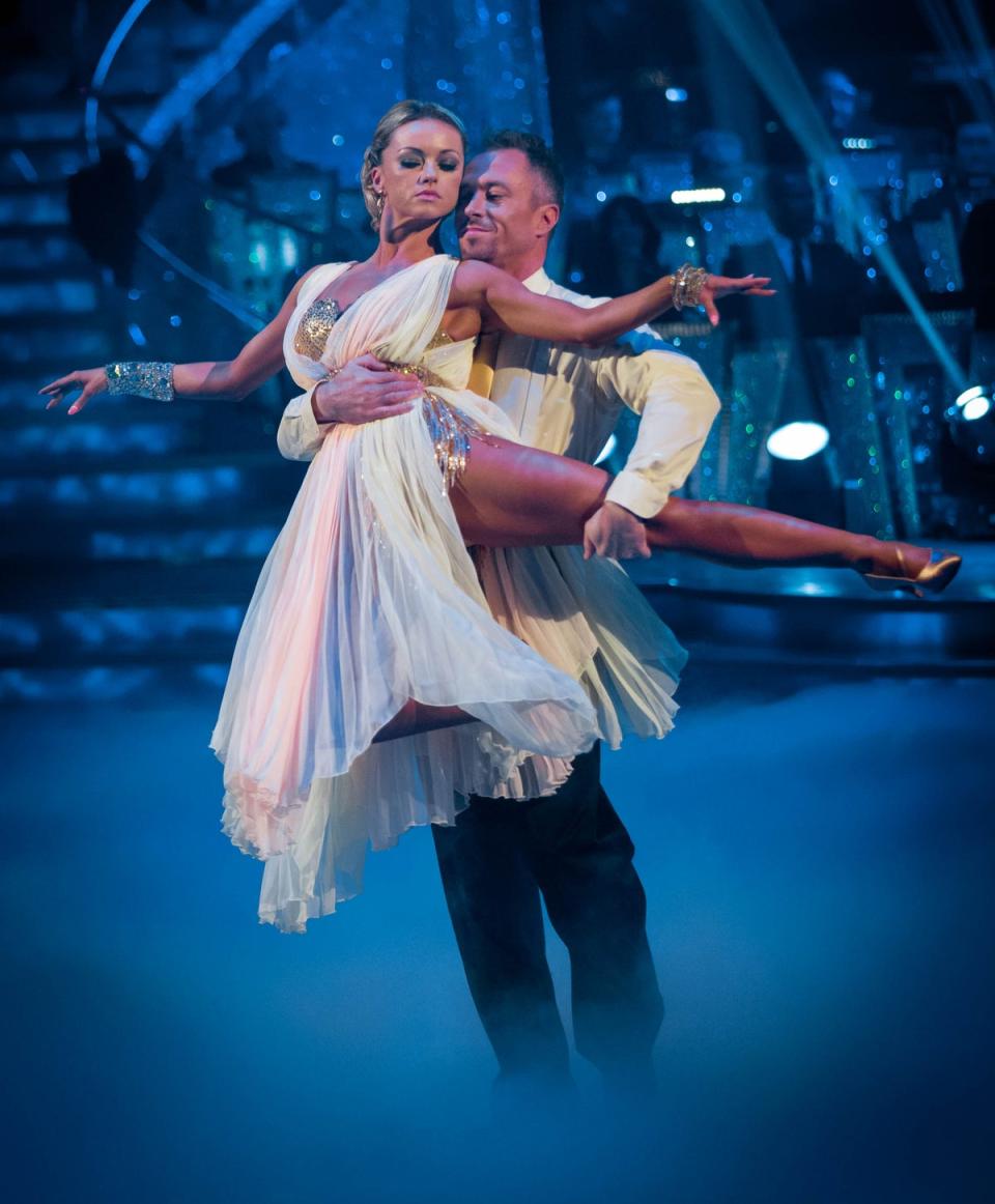 The couple starred on Strictly Come Dancing (BBC/Guy Levy)