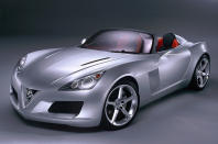 <p>When Vauxhall/Opel unleashed the Lotus-derived and Lotus-built VX220/Speedster in 1999, it was hoped that this radical (for GM) mid-engined two-seater roadster would sex up the company's image. But despite rave reviews – especially in Turbo form – the VX220 didn't manage to improve the image of Vauxhall or Opel.</p><p>When the sequel to the VX220 was unveiled in 2003 to celebrate Vauxhall's centenary, it was hoped that production beckoned, but despite the VX Lightning going down a storm it never made production, although continental Europeans did get a sequel to the VX220 in the shape of the Opel GT, which America also received, albeit under the names Saturn Sky and Pontiac Solstice.</p>