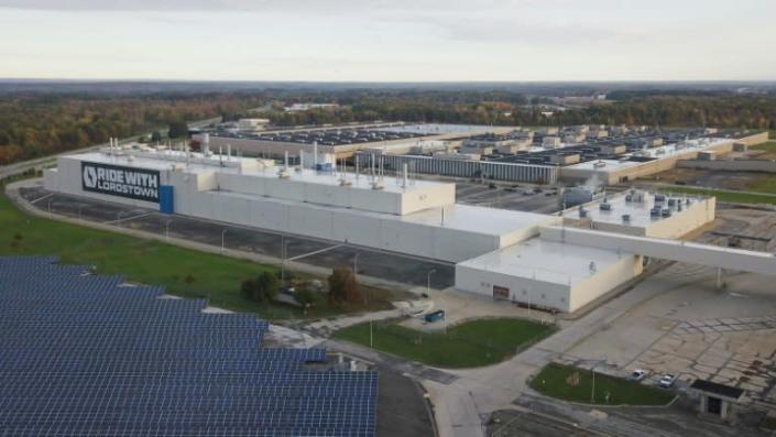 The Lordstown Motors factory where GM once operated, in Lordstown, Ohio plans to begin commercial production in September 2021