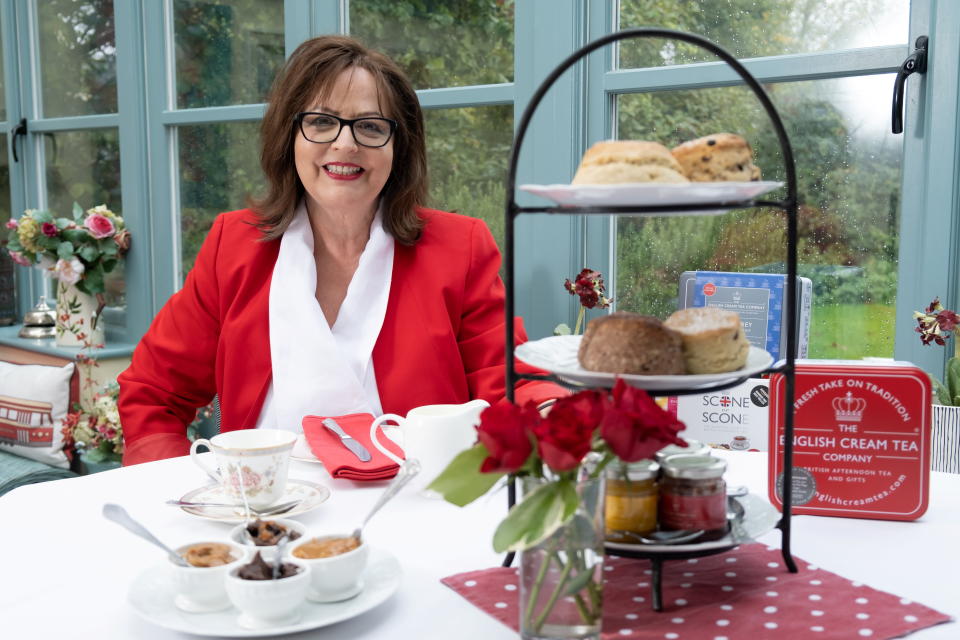 Jane Malyon says you should add the cream before the jam when having afternoon tea. (James Linsell-Clark/SWNS)