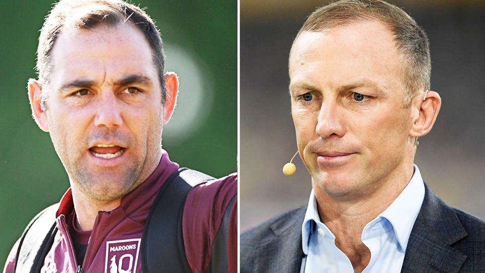 Darren Lockyer and Cameron Smith