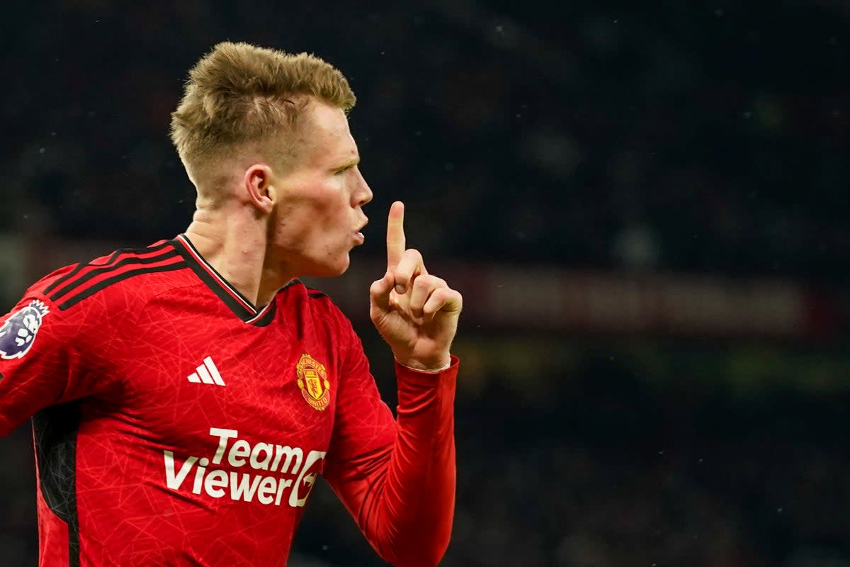 Scott McTominay continued his strong goalscoring form (AP)