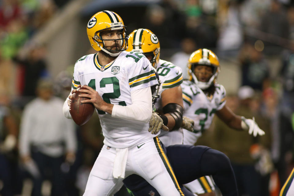 Aaron Rodgers and the Green Bay Packers are winless on the road this season