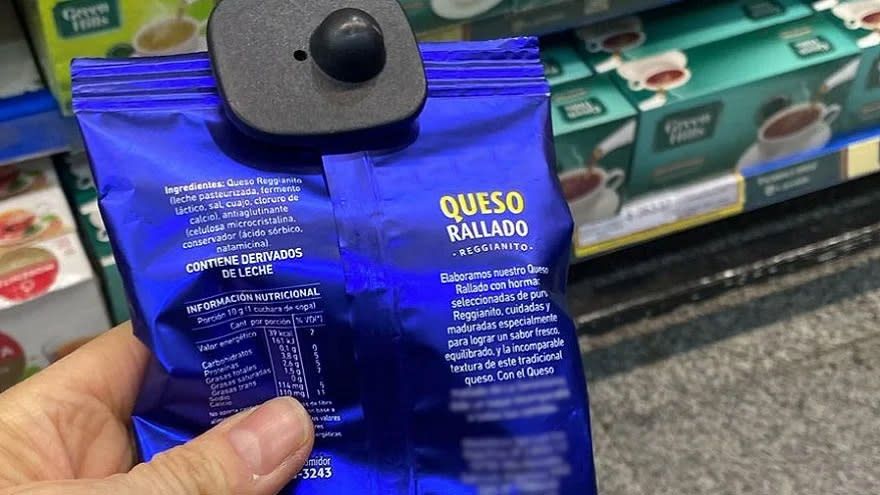 Queso rallado y medidas de seguridad en los supermercados