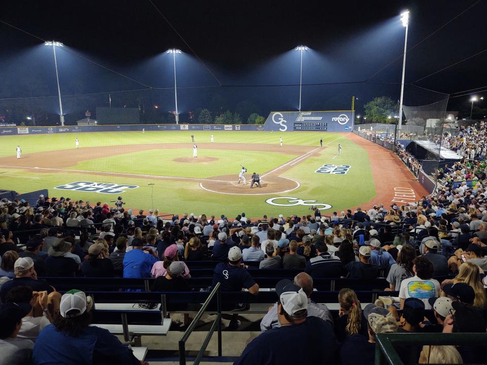 The Statesboro Regional game June 4 between Notre Dame and Georgia Southern drew 3,533 — the largest attendance for a baseball game at J.I. Clements Stadium, breaking the mark of 3,435 set for a GS matchup against UGA in 2017. Notre Dame won 6-4 and went on to capture the regional title.