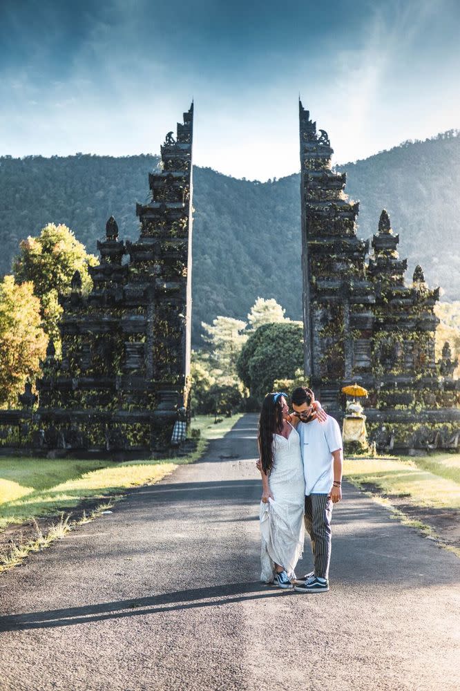 Zoe and Nick in Bali.