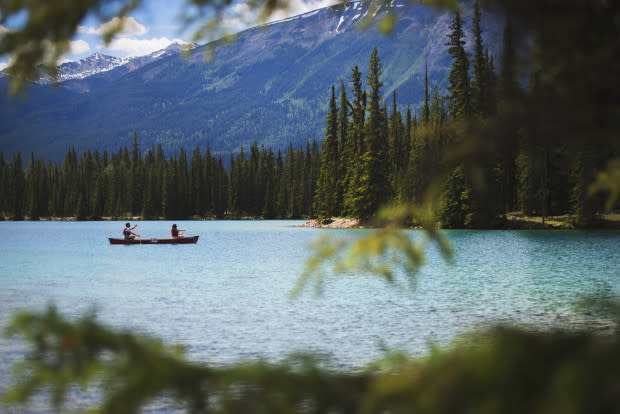 <p>Fairmont Jasper Park Lodge</p><p>Imagine summer camp as an adult with your favorite girlfriends by your side. That’s what a stay at the <a href="https://go.skimresources.com?id=113896X1572730&xs=1&url=https%3A%2F%2Fwww.tripadvisor.com%2FHotel_Review-g154918-d182311-Reviews-Fairmont_Jasper_Park_Lodge-Jasper_Jasper_National_Park_Alberta.html&sref=https%3A%2F%2Fparade.com%2F998988%2Fmarynliles%2Fbest-girlfriend-getaways%2F" rel="noopener" target="_blank" data-ylk="slk:Fairmont Jasper Park Lodge;elm:context_link;itc:0;sec:content-canvas" class="link ">Fairmont Jasper Park Lodge</a> in Alberta is like! Wake up in a luxurious lakeside cabin and spend the day canoeing, paddle boarding, hiking or biking with your best pals at this outdoorsy escape. If you plan a girlfriend getaway during the winter, you can even skate on the adjacent lake (fun fact: the hotel has its own Zamboni to keep the ice in pristine skating conditions) or go tobogganing and skiing with your crew. And don’t forget to enjoy fireside s’mores under the Northern Lights for the ultimate Canadian experience. </p>