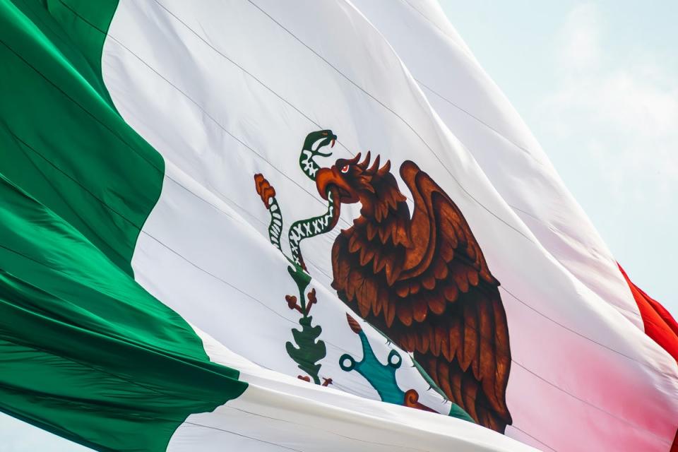 The Mexican flag (Jorge Aguilar)