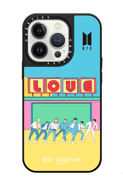 bts x casetify iphone case with group dancing