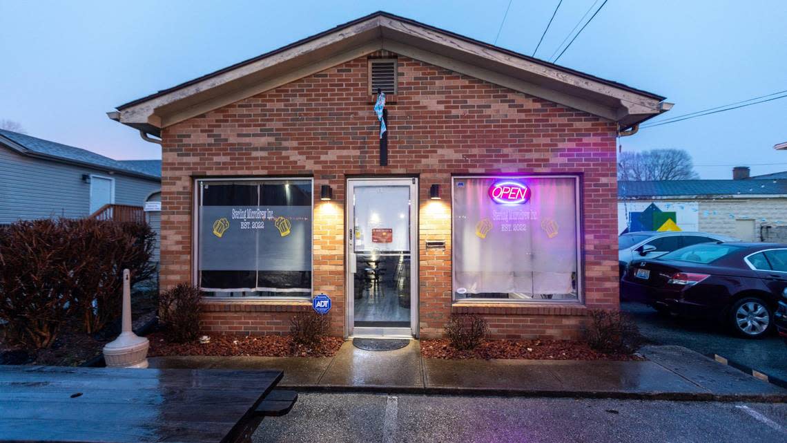 Exterior of the Sterling MicroBrew bar and brewery in Mt. Sterling. January 25, 2024. Marcus Dorsey/mdorsey@herald-leader.com