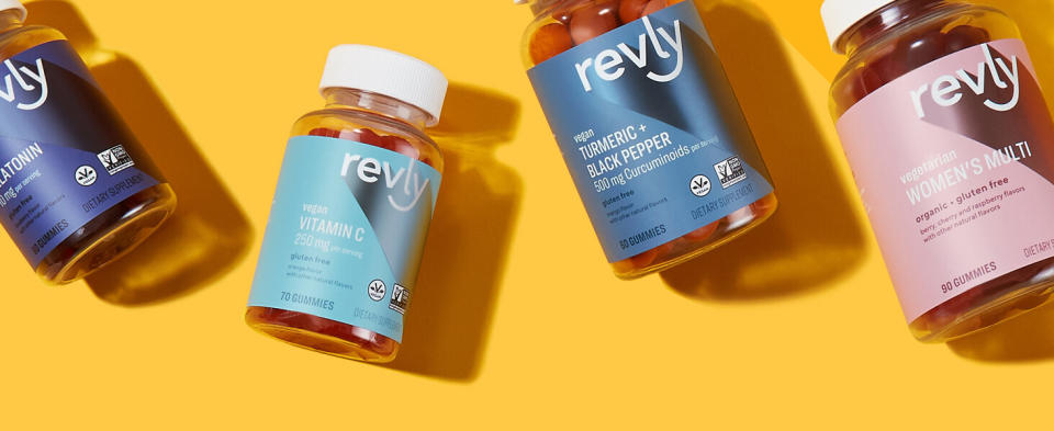 <strong><a href="https://amzn.to/32kYBcO" target="_blank" rel="noopener noreferrer">Revly</a></strong> is Amazon's own beauty supplement brand. On the second day of Prime Day, July 16 only, you'll get up to 40% off supplements like the <strong><a href="https://amzn.to/30AtxEl" target="_blank" rel="noopener noreferrer">Turmeric + Black Pepper</a></strong> and the <strong><a href="https://amzn.to/32kYBcO" target="_blank" rel="noopener noreferrer">Digestive Enzyme Complex</a></strong>. Check out <strong><a href="https://amzn.to/32kYBcO" target="_blank" rel="noopener noreferrer">all of the items on sale here</a></strong>.&nbsp;