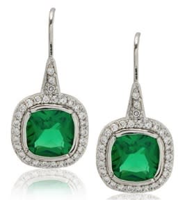 CZ by Kenneth jay Lane Cushion Cut Earrings, $64. (Originally $159)