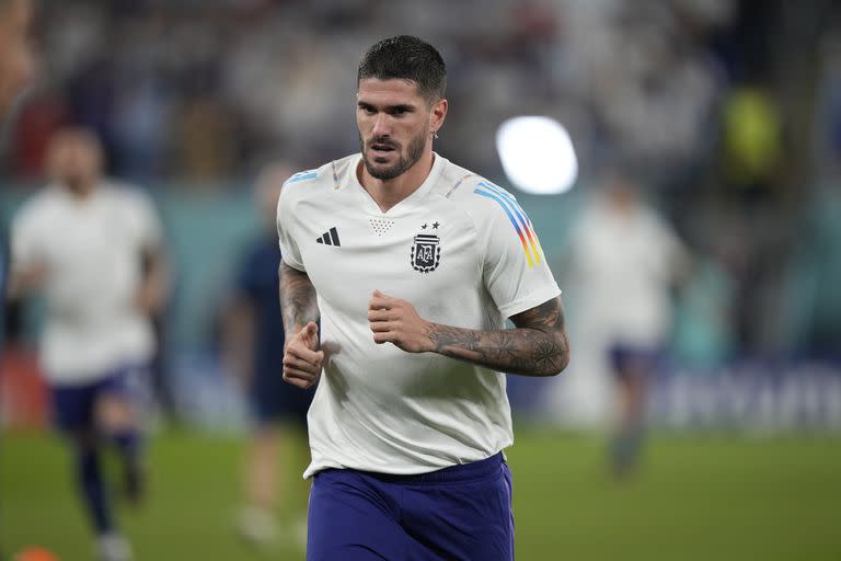 Rodrigo De Paul, ahora rebautizado: el "motorcito" jugó los tres partidos de la fase de grupos