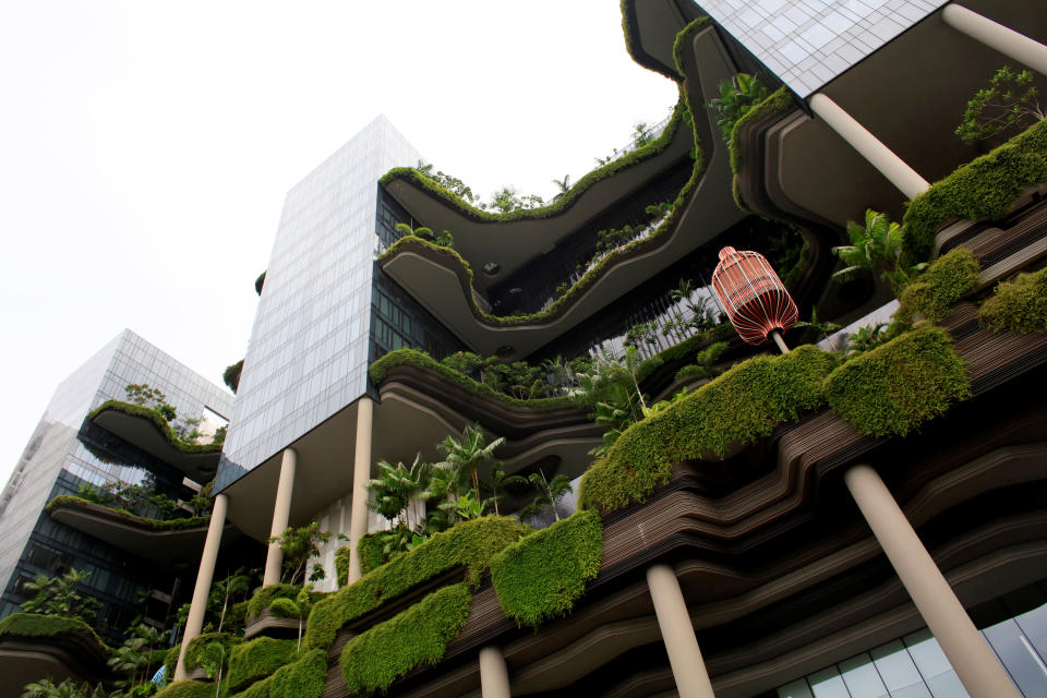 The Parkroyal on Pickering hotel is seen in Singapore June 2, 2017. REUTERS/Thomas White