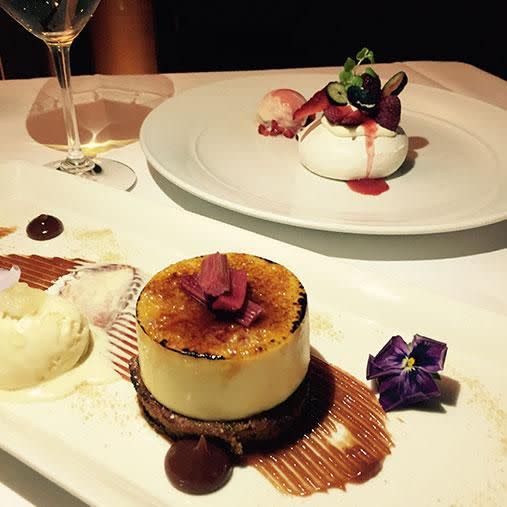 Crowd fave creme brulee gets a fresh makeover. Photo: Be