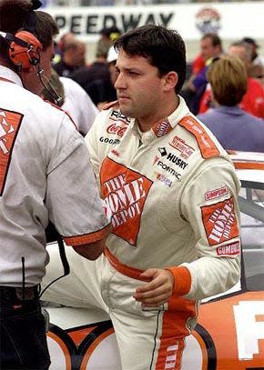 Tony Stewart in his early NASCAR years.