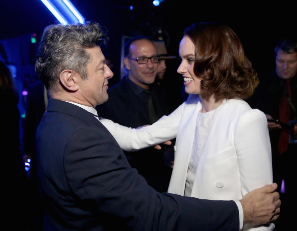 Andy Serkis and Daisy Ridley, Hollywood