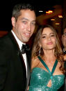 <b>Engaged: Sofia Vergara and Nick Loeb</b><br> Amidst rumours they were splittig up, the sexy Modern Family star got engaged to businessman Nick Loeb, who popped the question while the pair were on holiday.