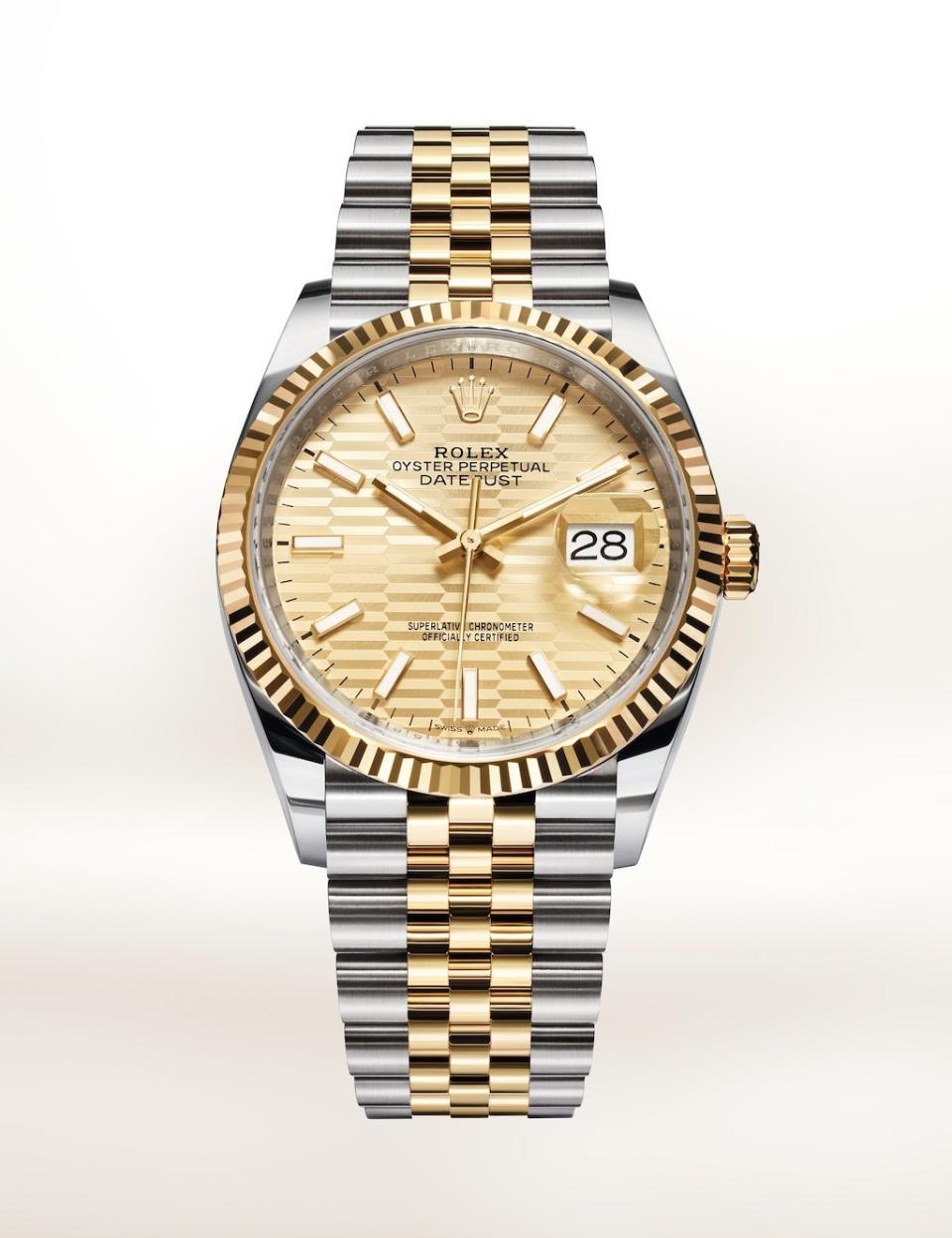 The gold Datejust