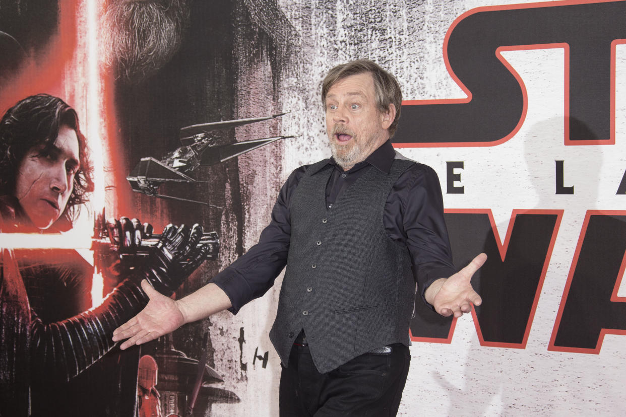 Schauspieler Mark Hamill sprach bei einer Pressekonferenz über die Royals. (Bild: AP Photo)