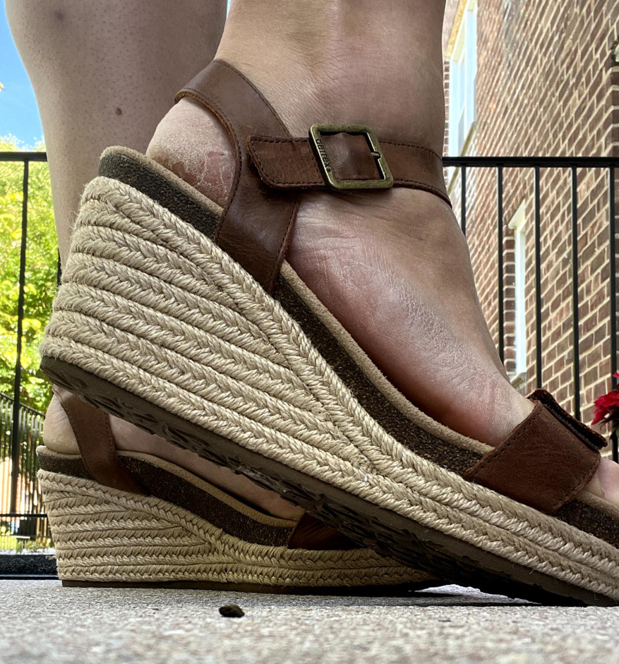 To support her arches and give overall comfort to her feet, Sparaco prefers wearing these wedges over other wedge and heel options. (Courtesy Rosalie Sparaco,
Senior Social Media Editor)