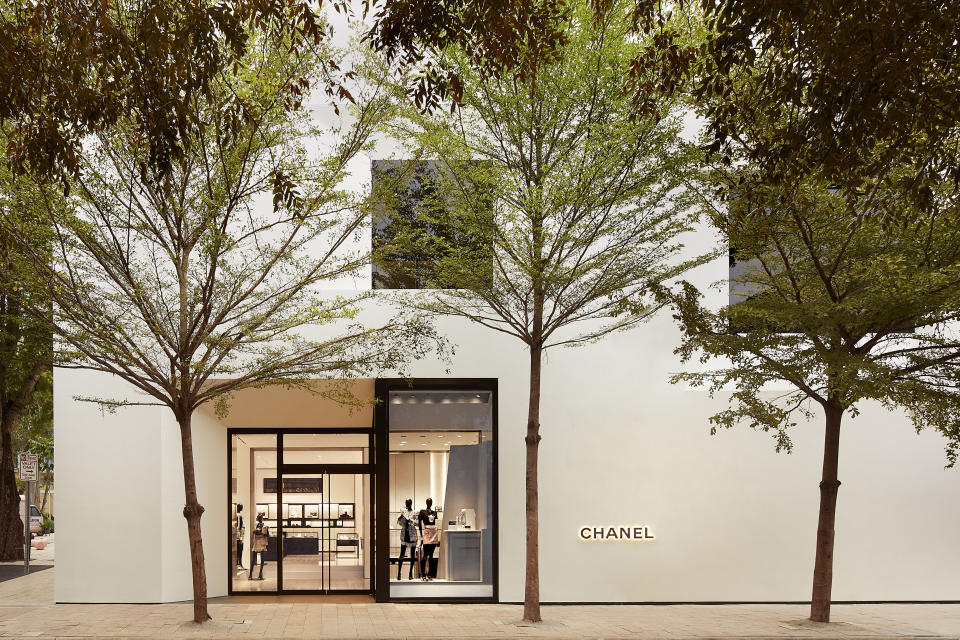 Chanel’s first boutique in the Miami Design District. - Credit: Sam Frost