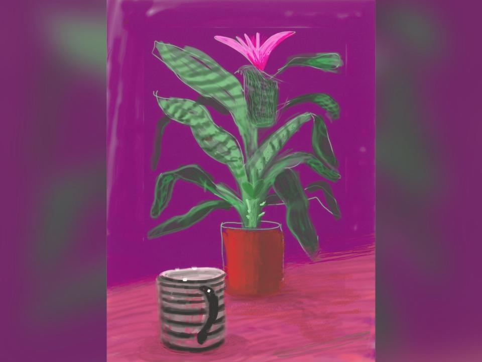 'Striped Mug' by David Hockney: David Hockney Photo Credit: Richard Schmidt