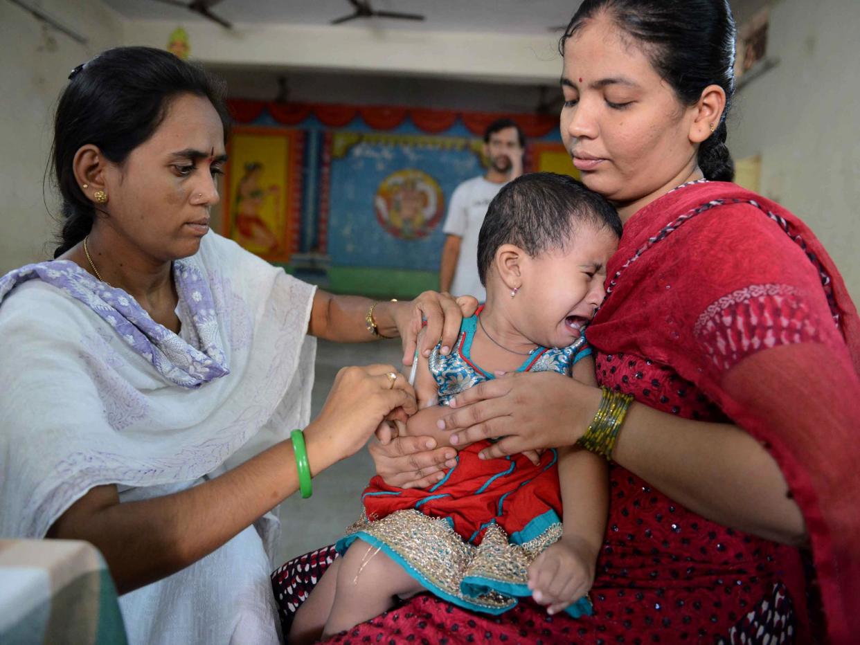 The fund will help immunise up to 45 million children against the disease each year until 2020: Getty