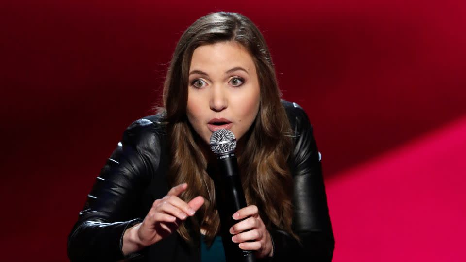 Tomlinson performing stand-up for NBC's reality TV show competition "Last Comic Standing" in 2015. - Ben Cohen/NBC/Getty Images