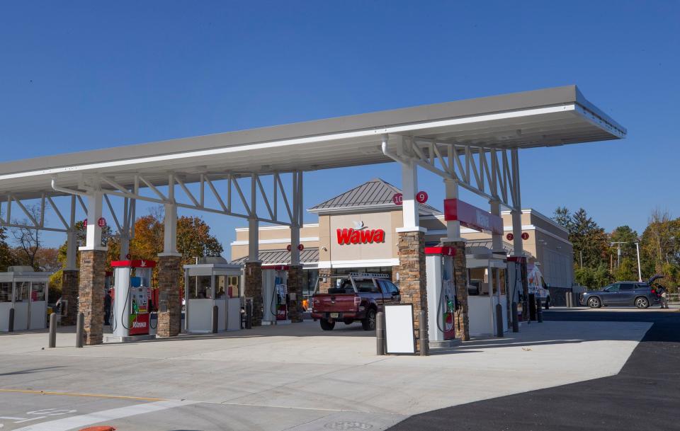 New Wawa on Route 88 in Brick NJ that will soon open and is accepting applications for workers. Photo on November 9, 2021.