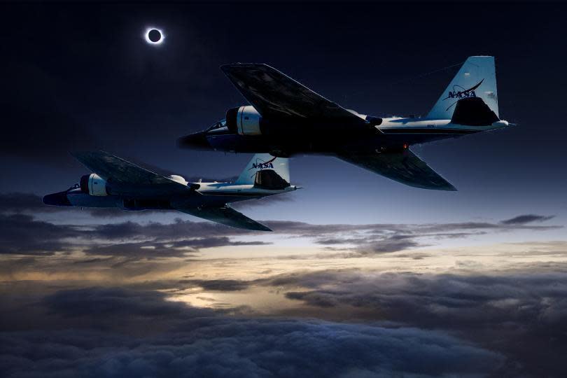 Jets that were used to collect data during the eclipse are stuck in Texas, but preliminary findings look good.