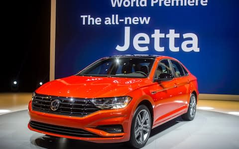 Volkswagen Jetta Detroit auto show - Credit: Tony Ding 