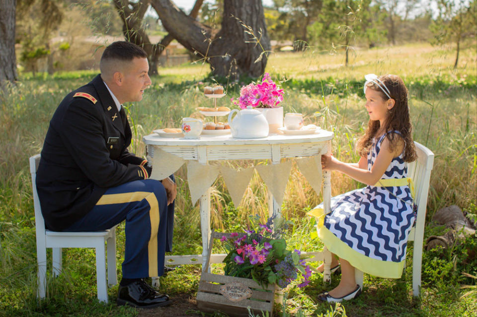 Major Army Officer&nbsp;Matt Bender and Maddie