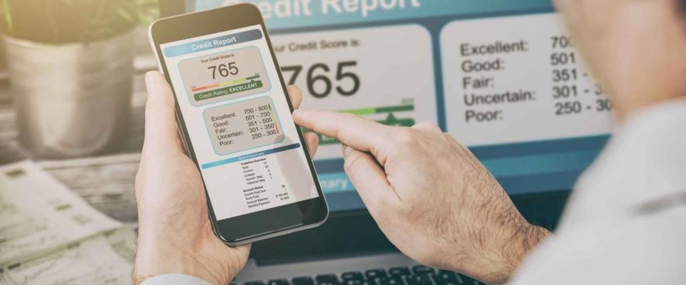 report credit score banking application risk form document