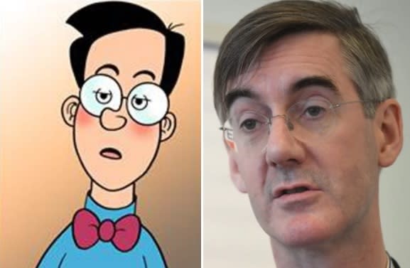 Walter Rees-Mogg or Jacob the Softy? (Beano, PA)