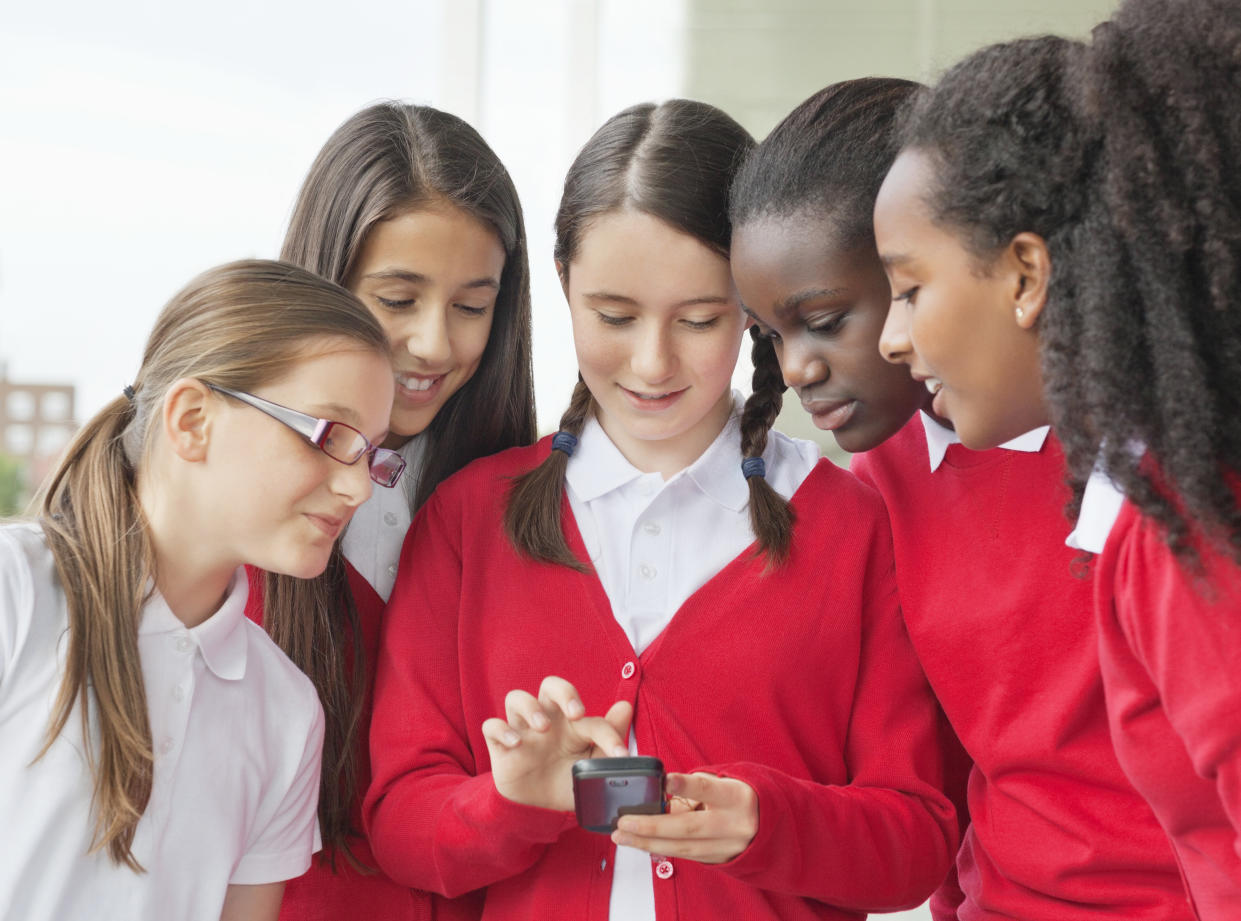 A Welsh school has done a u-turn on banning mobile phones. [Photo: Getty]