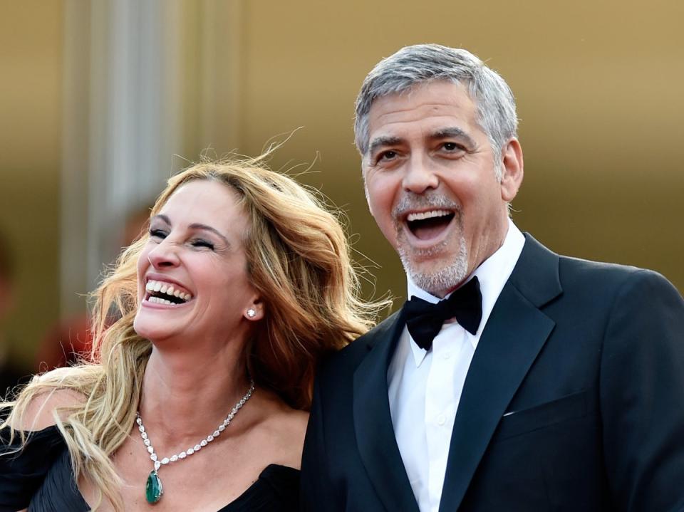 Julia Roberts and George Clooney in 2020 (Getty Images)