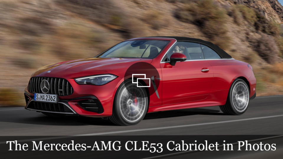 The 2025 Mercedes-AMG CLE53 Cabriolet in Photos