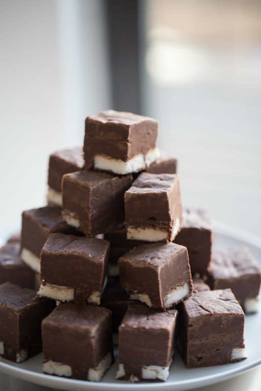 <p>Lauren's Latest</p><p>Perfect for a quick holiday treat.</p><p><strong>Get the recipe: <a href="https://laurenslatest.com/peppermint-patty-fudge/" rel="nofollow noopener" target="_blank" data-ylk="slk:Peppermint Patty Fudge;elm:context_link;itc:0;sec:content-canvas" class="link ">Peppermint Patty Fudge</a></strong></p>