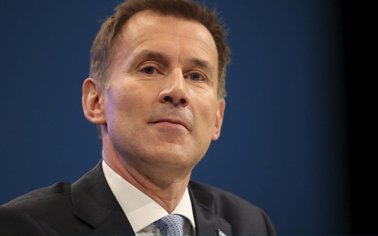 Health Secretary Jeremy Hunt sent a strong warning to Facebook - Getty Images