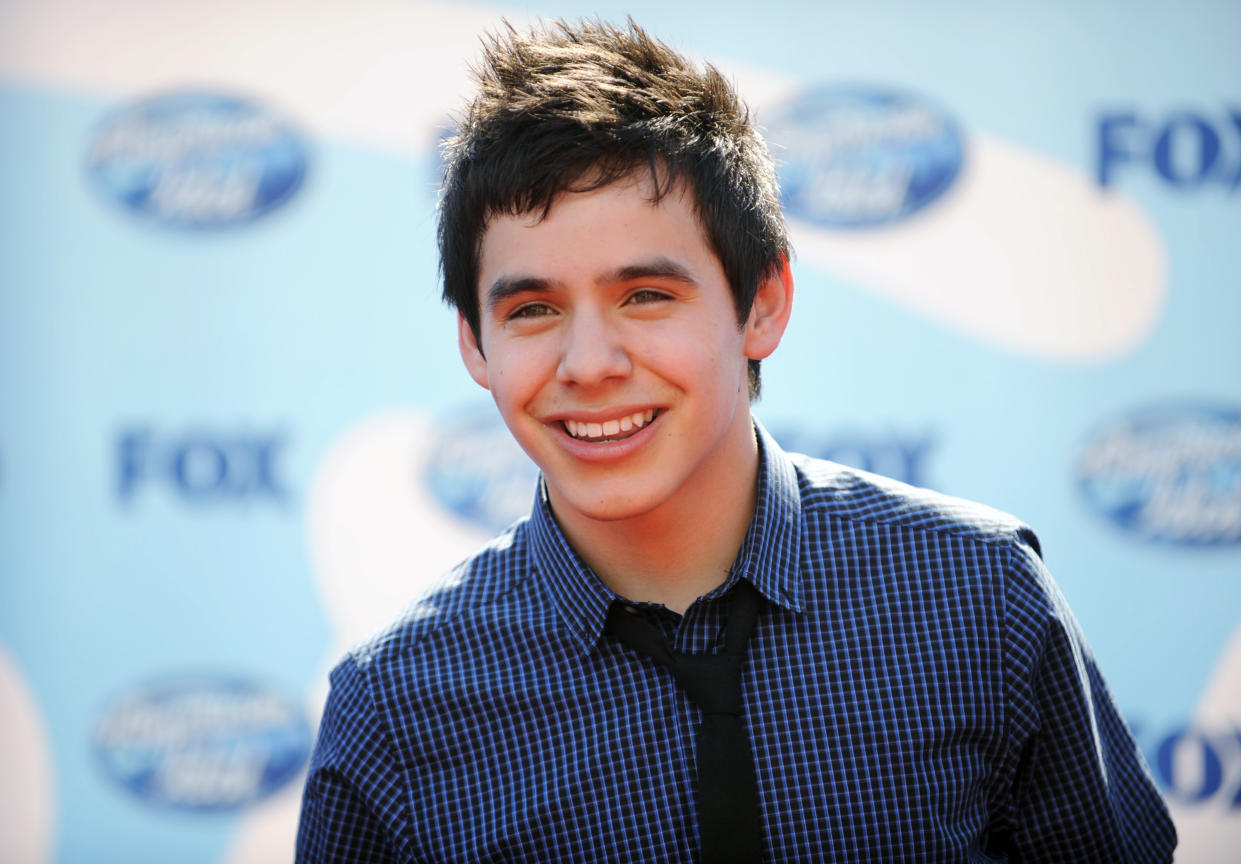 David Archuleta in his teens. (Photo: Reuters/Phil McCarten)