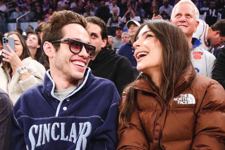 He was believed to have had a fling with Emily Ratajkowski at the end of 2022 (New York Knicks / Instagram)