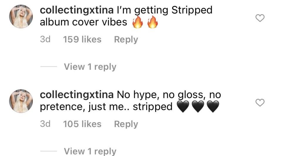   Instagram: @collectingxtina / Christina Aguilera