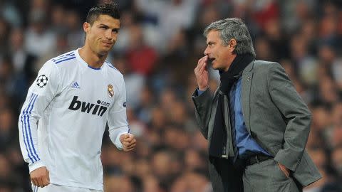 Jose Mourinho Cristiano Ronaldo Real Madrid