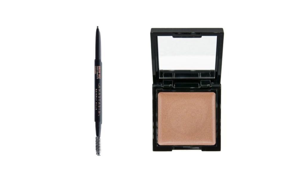 eyebrow pencil and lacquer