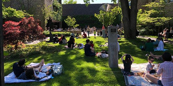 The University of Notre Dame’s Snite Museum of Art's summer Merrimans’ Playhouse @ the Snite Museum jazz concert series begins May 12, 2022, in the courtyard of the Snite.